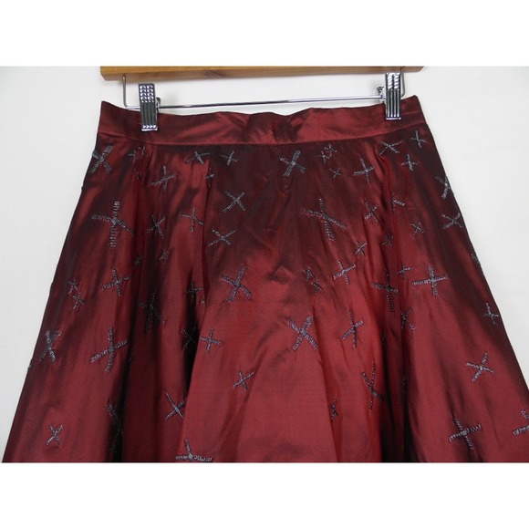 Vintage‎ Armand Ventilo Collection Silk A Maxi Skirt SZ 38(US SZ6) Embellished - Picture 3 of 6